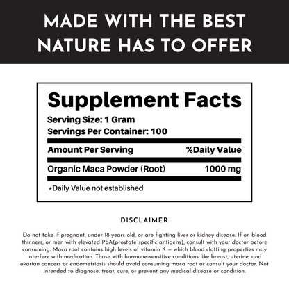 Organic Maca Root
