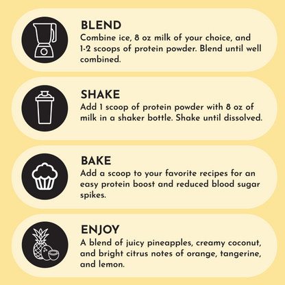 Seasonal Tropical Paradise Protein Powder