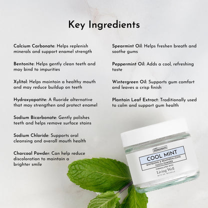 Whitening Remineralizing Tooth Powder (Mint)