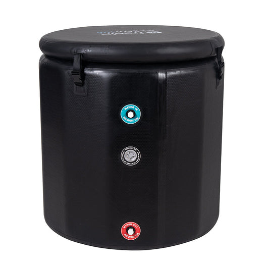 Ice Bath Barrel with Step Stool