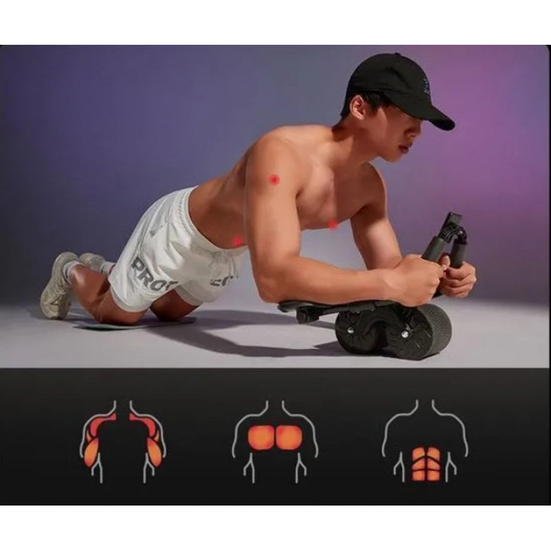 Auto-Rebound Ab Roller Core Trainer