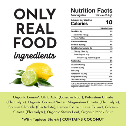 Lemon Lime Electrolytes Stick